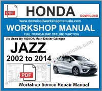 Honda Jazz Service Repair Workshop Manual